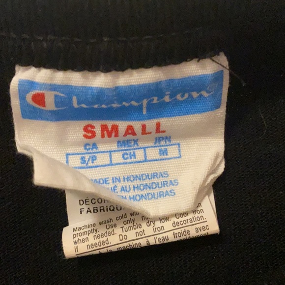 Champions black t-shirt UNISEX SIZE S - Picture 4 of 4